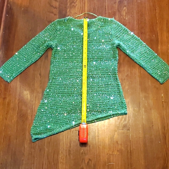 INC assymetrical holiday sweater Small NWOT - Picture 6 of 7
